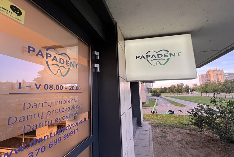 Papadent, odontologijos klinika Dantų gydytojas