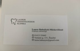 Lauros odontologijos klinika - odontologijos klinika Šiauliai