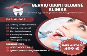 Gervių odontologinė klinika - odontologijos klinika Kaunas