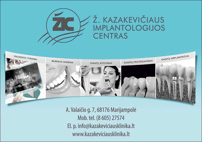 Kazakevičiaus implantologijos centras - odontologijos klinika Marijampolė