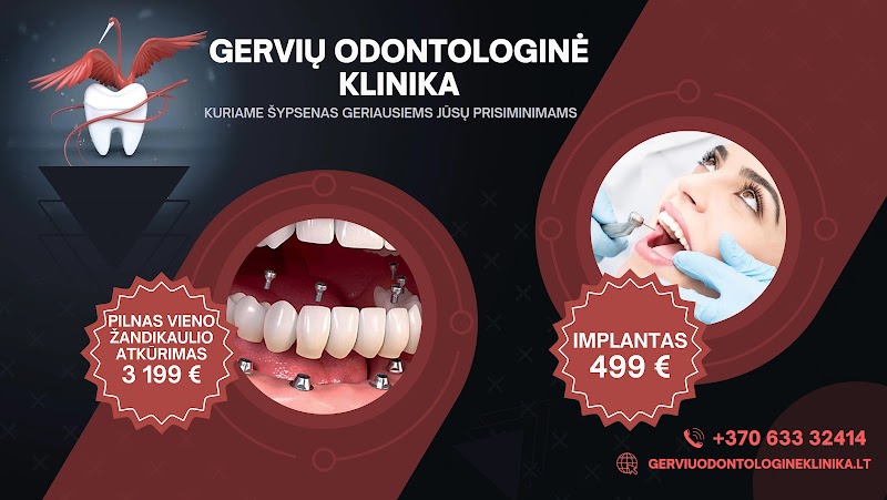 Gervių odontologinė klinika - odontologijos klinika Kaunas